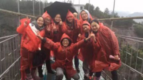 快乐有你、成长有你，项目员工极限拓展活动